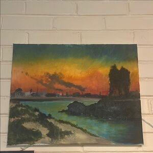 Sunset Landscape Canvas Art